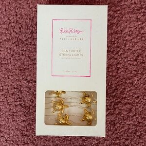 Lilly Pulitzer Gold Sea Turtle Lights